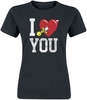 Familie & Freunde - You - T-Shirt Manches courtes - Femme - noir