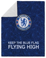 FC Chelsea - Kuschelige Plüschdecke - Couverture - Unisexe - bleu blanc