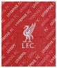 FC Liverpool - Kuschelige Plüschdecke - Couverture - Unisexe - rouge blanc