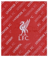FC Liverpool - Kuschelige Plüschdecke - Couverture - Unisexe - rouge blanc