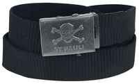 FC St. Pauli - Skull - Ceinture - Unisexe - noir