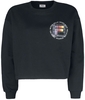 Fila - Sweat À Capuche Court ROANA - Sweat-shirt - Femme - noir