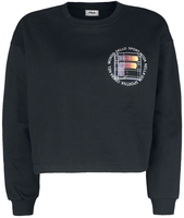 Fila - Sweat À Capuche Court ROANA - Sweat-shirt - Femme - noir