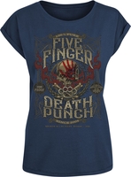 Five Finger Death Punch - 100 Proof - T-Shirt Manches courtes - Femme - marine