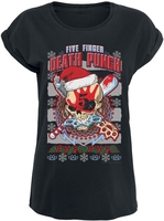 Five Finger Death Punch - Zombie Kill Xmas - T-Shirt Manches courtes - Femme - noir