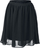 Forplay - Schwingender Ciffonrock - Jupe courte - Femme - noir