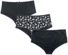 Full Volume by EMP - Panty-Set mit Spooky Print und Spitze - Lot de culottes - Femme - noir