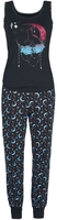 Full Volume by EMP - Pyjama-Set mit Mond Print - Pyjama - Femme - noir
