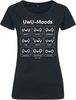 Funshirt - UwU Moods - T-Shirt Manches courtes - Femme - noir