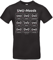 Funshirt - UwU Moods - T-Shirt Manches courtes - Homme - noir