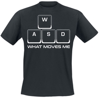 Funshirt - WASD - T-Shirt Manches courtes - Homme - noir