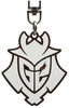 G2 Esports - Samurai Logo - Porte-clefs - Unisexe - blanc noir rouge