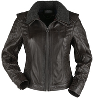 Game Of Thrones - Arya Stark - Veste en cuir - Femme - marron foncé