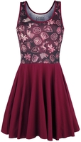 Game Of Thrones - Blasons Familles - Robe mi-longue - Femme - rouge