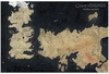 Game Of Thrones - Carte De Westeros - Poster - Unisexe - multicolor