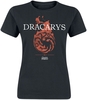 Game Of Thrones - Dracarys - T-Shirt Manches courtes - Femme - noir