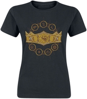 Game Of Thrones - House Of The Dragon - Crown - T-Shirt Manches courtes - Femme - noir