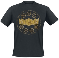 Game Of Thrones - House Of The Dragon - Crown - T-Shirt Manches courtes - Homme - noir
