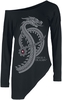 Game Of Thrones - House Of The Dragon - Fear The Dragon - T-shirt manches longues - Femme - noir