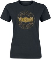 Game Of Thrones - House Of The Dragon - Gods Kings Fire Blood - T-Shirt Manches courtes - Femme - noir