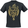 Game Of Thrones - House Of The Dragon - Headed Dragon - T-Shirt Manches courtes - Homme - noir