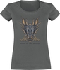 Game Of Thrones - House Of The Dragon - Illuminated - T-Shirt Manches courtes - Femme - gris