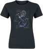 Game Of Thrones - House of the Dragon - Old,  True,  Brave - T-Shirt Manches courtes - Femme - noir