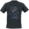 Game Of Thrones - House of the Dragon - Old,  True,  Brave - T-Shirt Manches courtes - Homme - noir