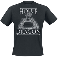 Game Of Thrones - House Of The Dragon - To The Throne - T-Shirt Manches courtes - Homme - noir