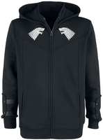 Game Of Thrones - Maison Stark - Sweat-shirt zippé à capuche - Homme - noir