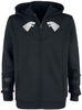 Game Of Thrones - Maison Stark - Sweat-shirt zippé à capuche - Homme - noir