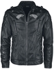 Game Of Thrones - Maison Stark - Veste en cuir - Homme - noir