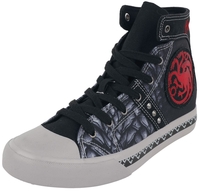 Game Of Thrones - Targaryen - Fire And Blood - Baskets hautes - Unisexe - noir
