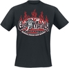 Gas Monkey Garage - Blood Sweat And Red Flames - T-Shirt Manches courtes - Homme - noir