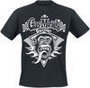 Gas Monkey Garage - Diamond And Flames - T-Shirt Manches courtes - Homme - noir
