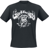 Gas Monkey Garage - Distressed Monkey - T-Shirt Manches courtes - Homme - noir