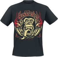 Gas Monkey Garage - Flamed Exhaust - T-Shirt Manches courtes - Homme - noir