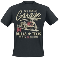 Gas Monkey Garage - Go Big Or Go Home - T-Shirt Manches courtes - Homme - noir