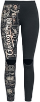 Gas Monkey Garage - Golden Logo - Legging - Femme - noir