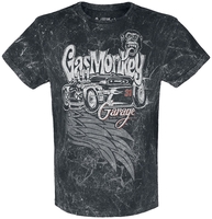 Gas Monkey Garage - Green Hot Rod - T-Shirt Manches courtes - Homme - noir