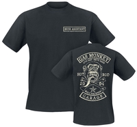 Gas Monkey Garage - Hot Rod - Beer Assistant - T-Shirt Manches courtes - Homme - noir