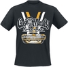 Gas Monkey Garage - Yellow And White Car - T-Shirt Manches courtes - Homme - noir