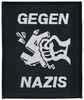 Gegen Nazis - - Patch - Unisexe - noir blanc