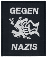 Gegen Nazis - - Patch - Unisexe - noir blanc