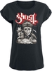 Ghost - Della Morte - T-Shirt Manches courtes - Femme - noir