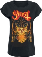 Ghost - Papa Flames - T-Shirt Manches courtes - Femme - noir