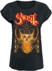 Ghost - Papa Flames - T-Shirt Manches courtes - Femme - noir