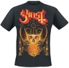 Ghost - Papa Flames - T-Shirt Manches courtes - Homme - noir
