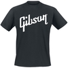 Gibson - Logo Blanc - T-Shirt Manches courtes - Homme - noir