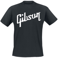 Gibson - Logo Blanc - T-Shirt Manches courtes - Homme - noir